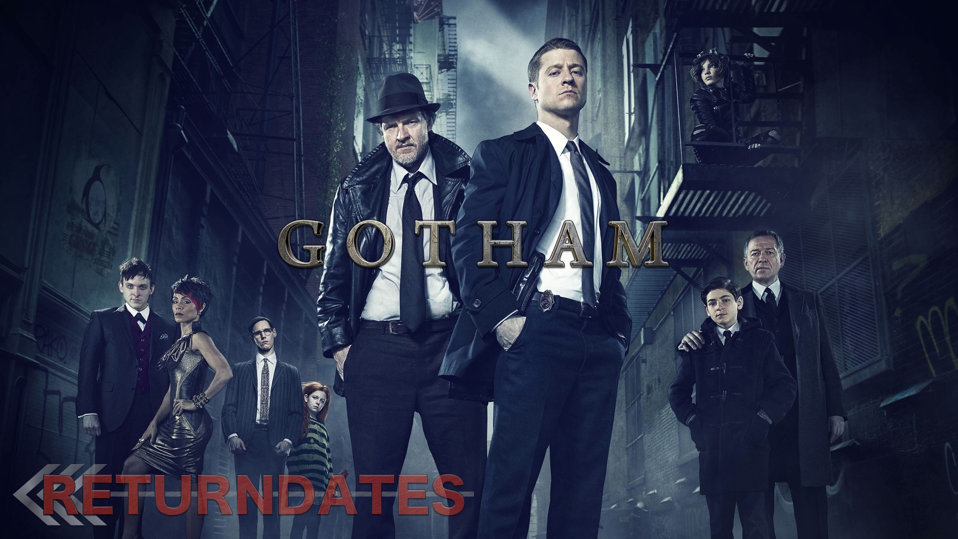 Gotham return date 2019 premier & release dates of the tv show Gotham.